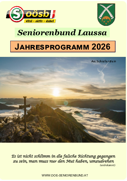 Jahresprogramm 2026